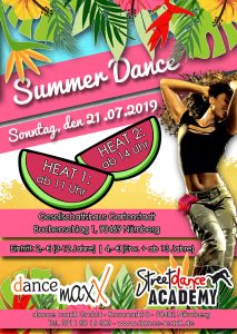 Tanzstudio dance maxX Nürnberg Summer Dance 2019