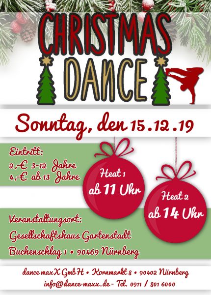 Tanzstudio dance maxX Nürnberg Christmas Dance 2019